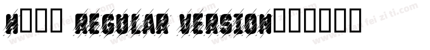 H-宫书 Regular Version字体转换